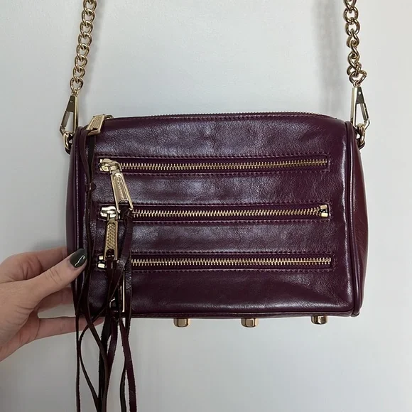 Rebecca Minkoff chain link zipper crossbody bag - Picture 2 of 6